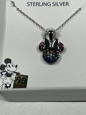 DISNEY 925 STERLNG SILVER 90 YEAR RAINBOW CRYSTAL MINNIE MOUSE 15