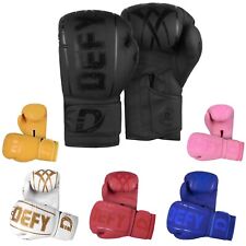 DEFY® Synthetic Leather Boxing Glove Thai Training Punching Bag Sparring Gloves  picture