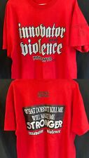 Vtg ECW Wrestling Tommy Dreamer Innovator Of Violence T-Shirt XL Double Sded 90s picture