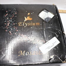 (10-Pk) Elysium Hexagon Moonlight Mosaic Tiles 11.75