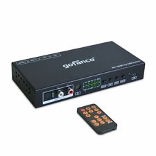 gofanco 4K 4x1 HDMI 2.0 Switch with Audio Extractor –  ARC, CEC, HDMI Switcher picture