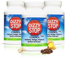 DizzyStop Herbal Supplement - Vertigo Relief, Dizziness, Motion Sickness-3 Pack picture