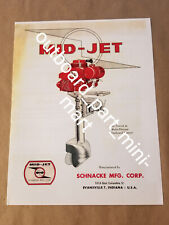 Vtg Reproduction Mid-Jet Schnacke Outboard Motor Flyer Brochure Advertising picture