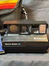 Vintage Polaroid Spectra System SE Instant Film Camera, Case & Manual. EUC picture
