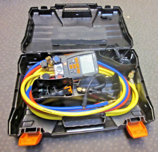 Testo 557 Refrigeration Digital manifold Kit HVAC Gauge System  Clamp CaSE USED? picture