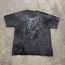 Vintage The Mountain Adult 2XL Shirt Black Green Dragon Nature Tee Mens picture