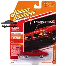 JOHNNY LIGHTNING CLASSIC GOLD 1974 PONTIAC GTO 1/64 DIECAST MODEL RED JLSP366 picture