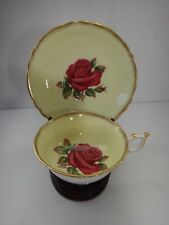Vintage Paragon Cup and Saucer Cabbage Rose picture