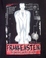 vtg 00s Y2K Boris Karloff Frankenstein Movie Film Horror Monster T-Shirt cut L picture