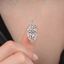 Handmade Pretty Pendant Simulated Diamond Wedding Necklace Promise Gift For Her picture