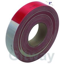 3M Red White DOT Approved Reflective Safety Tape for on Trucks Trailers 2