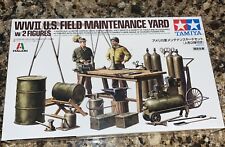 WWII U.S. Field Maintenance Yard (w/2 Figures)  Tamiya | No. 25106 | 1:35 Rare picture