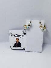 Gems en Vogue Ethiopian Opal & Multi Gemstone Hoop Earrings picture