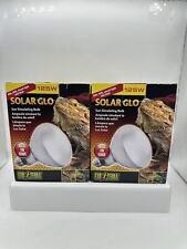 2 Pack Exo Terra Solar Glo Lamp 125W UVA UVB VISUAL LIGHT AND HEAT All IN ONE picture