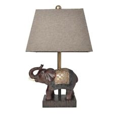 Festive Elephant Table Lamp, Brown picture