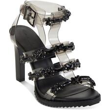 Karl Lagerfeld Paris Womens Bristol Black Heels Shoes 8 Medium (B,M) BHFO 5450 picture