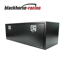 48 In. X 18 In. X 18 In. Black Iron Underbody Truck Storage Tool Box w/Lock picture
