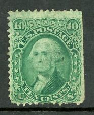 USA 1868 Washington 2¢ Green F Grill Scott #96 VFU M915 picture