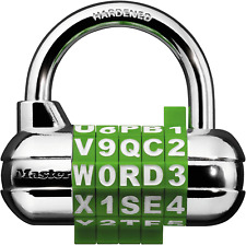 Master Lock Word Combination Lock, Set Your Own Word Combination Lock  picture