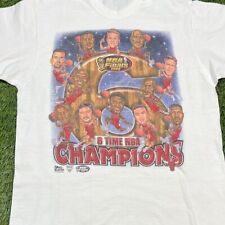 FASHION Vintage Pro Player 1998 6 Time NBA Champions Chicago Bulls T-Shirt picture