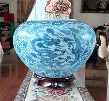A Beautiful Large Chinese Ming Blue and White Porcelain Jar picture