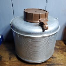 Vintage FEATHERFLITE All Aluminum Gallon Insulated Hot Cold Jug  picture