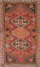 Excellent Vintage Tribal Hand-made Accent Rug 3x5 Traditional Wool Nomad Carpet picture