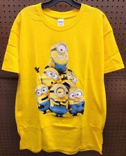 MINIONS Despicable Me Minions Adult T-Shirt Yellow NEW Large XL or 2X picture