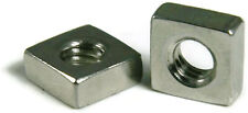 18-8 Stainless Steel Square Nuts Four-Sided Nuts - Coarse and Fine - Select Size picture