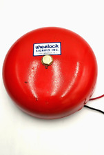 Wheelock Red Bell 6 inch Bell 46 Series 9.0-15.6 DC Fire Bell picture