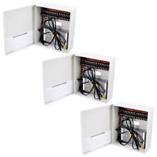 3x LOT 16 Channel 12V DC 10AMP Security CCTV Camera Power Supply Box 16 PTC Fuse picture