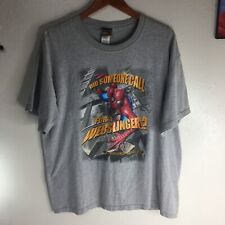 Rare Vintage Spiderman 2 T Shirt Mens XL Marvel Gray Bubble Letters picture