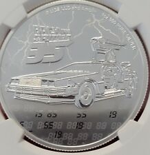 2020 NIUE S$2 BACK TO THE FUTURE, 35TH ANNIVERSARY, NGC MS 69 I 0Z SILVER COIN picture