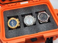 Three Invicta Men’s Collection Watch 17612, 20228, 17625 Carrying Case NOS picture