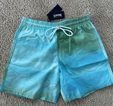 NWT Authentic Vilebrequin MOOREA Swim Trunks - BLUE GREEN- XL - MEN- EXTRA LARGE picture