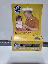 Vintage GE Flashcubes  Set Of 3 Cubes New in Origianl Package 12 Flashes picture