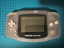 CLEAR GLACIER Nintendo Gameboy Advance AGB-001 - Missing Battery Cover picture