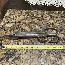 Vintage WISS & SONS USA 9X Scroll-Pivoter Sheet Metal Hand  Shear,11-5/8'' Long picture