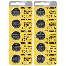 10 x New Original Toshiba CR2016 CR 2016 3V LITHIUM BATTERY BR2016 DL2016 picture