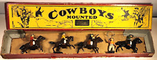 ANTIQUE BRITAINS MOUNTED COWBOYS NO. 179 ORIGINAL BOX picture