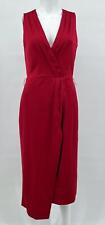 Ted Baker Dress Red Fixed Wrap Midi Women's Sz 1/US4 NEW NWT N122 picture
