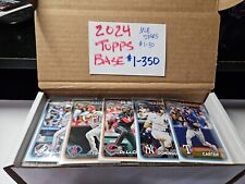 2024 Topps Series 1 COMPLETE Base Set #1-350...W/ Stars of MLB Insert lot #1-30. picture