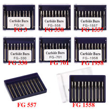 10-100pcs Dental Tungsten Carbide Bur For High Fast Speed Handpiece 10pcs/kit picture