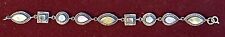 VINTAGE Taxco Bracelet Sterling Silver Mother of Pearl picture