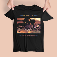 New 38 Special Band Tour De Force Cotton Black Unisex Classic Shirt AM089 picture