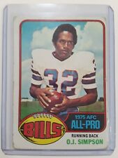 1976 Topps O.J. Simpson #300 football card Buffalo Bills picture