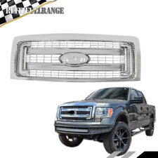 2Bar Front Upper Bumper Chrome Grille Replace Grill For 2009 thru 2014 Ford F150 picture