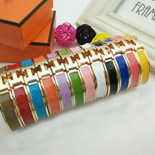 HOT High Quality Womens Classic Luxury Stainless Steel H-Bracelet Size 17cm picture