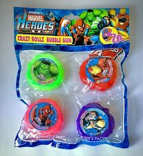 Vintage 2010 World’s MARVEL HEROES Bubble Gum CRAZY ROLLZ 8.5” candy container picture