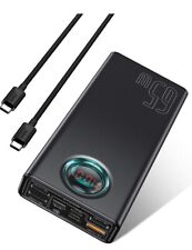 Baseus Portable Laptop Charger, 30000mAh Power Bank 65W Fast Charging USB C Bat picture